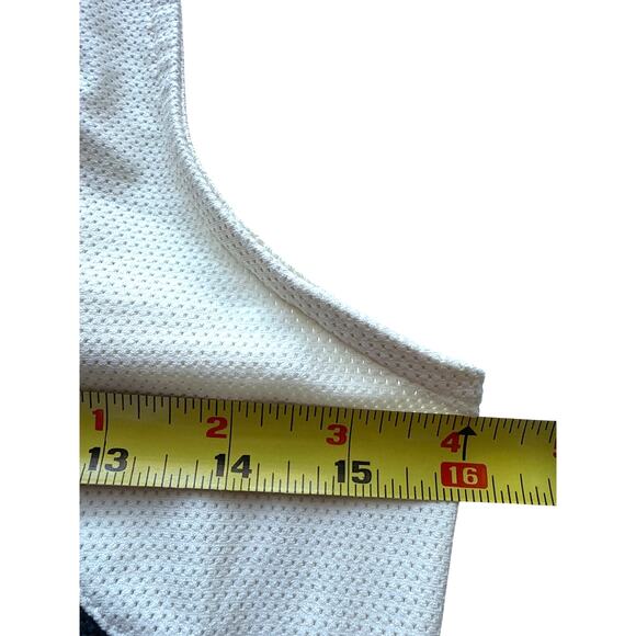 Tracksmith Van Cortlandt Singlet Tank Top in White & Green Stripe Size Small - Picture 6 of 9